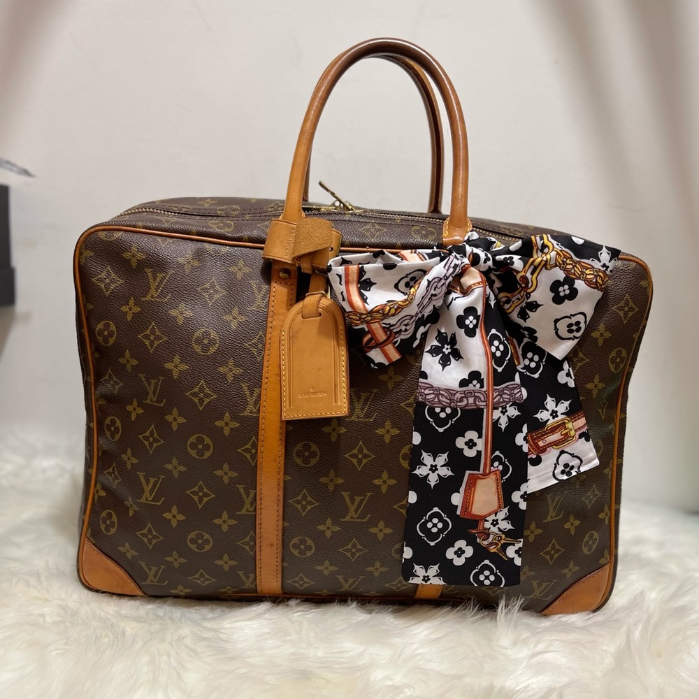 LOUIS VUITTON SIRIUS 45 TRAVEL HAND BAG PURSE MONOGRAM